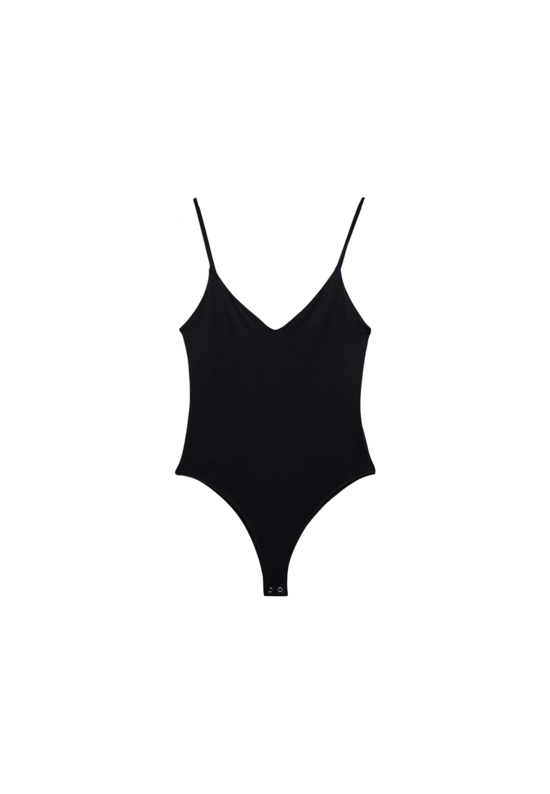 Базовый боди на бретелях