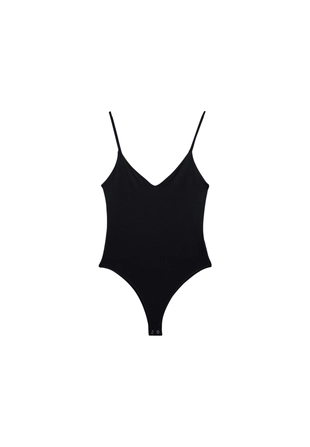 Базовый боди на бретелях- Заказать в России