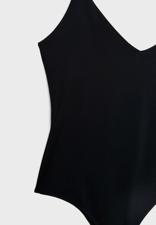 Базовый боди на бретелях- Заказать в России