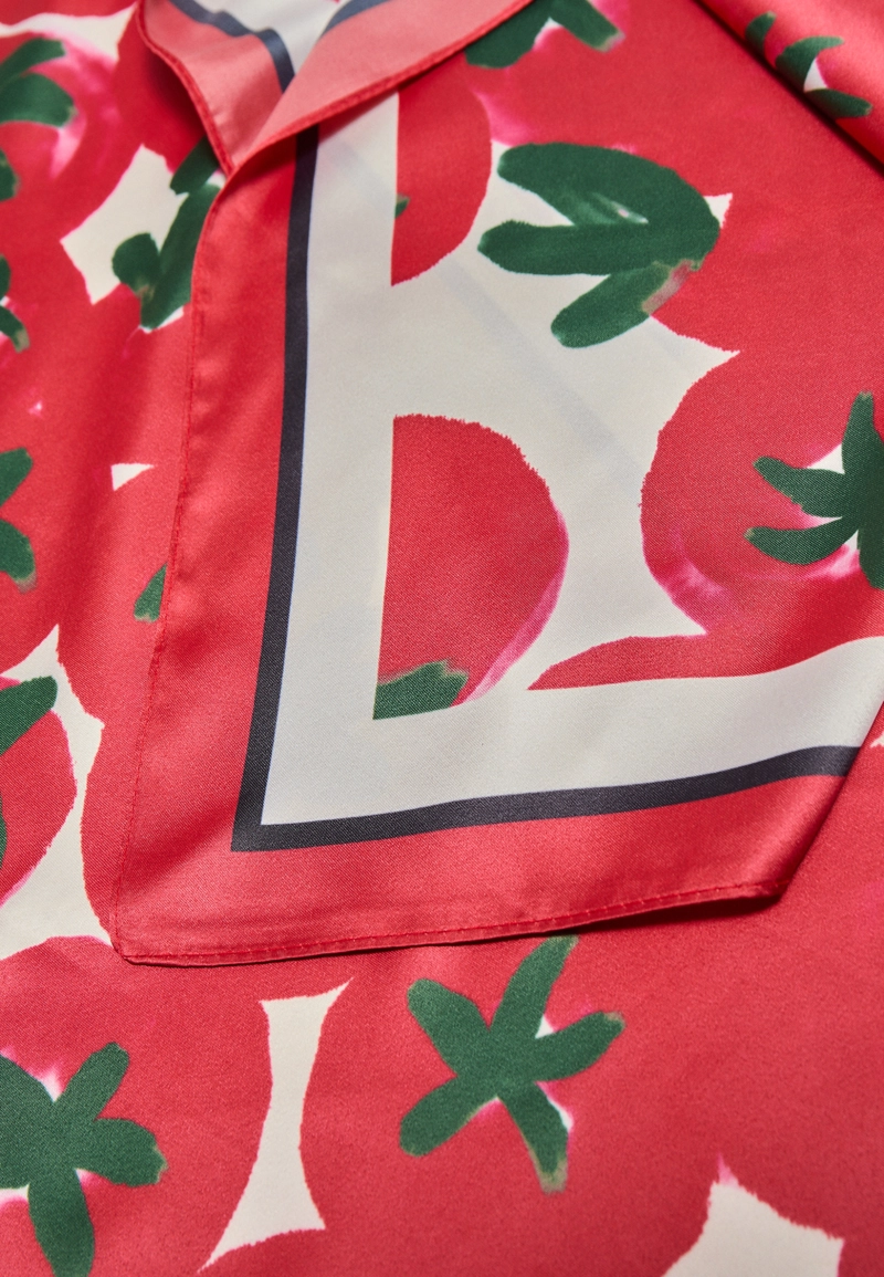 Платок с принтом «Помидоры»