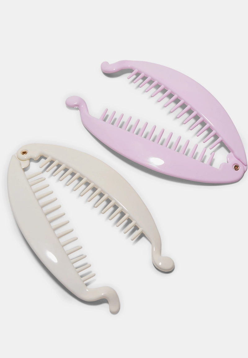 НАБОР ИЗ 2 ЗАЖИМОВ «БАНАН»