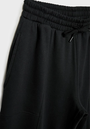 Брюки-джоггеры с рукавами-фонариками из флиса- Заказать в России