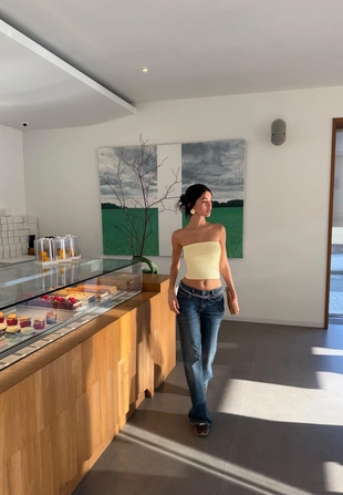 Джинсы bootcut с низкой посадкой- Заказать в России