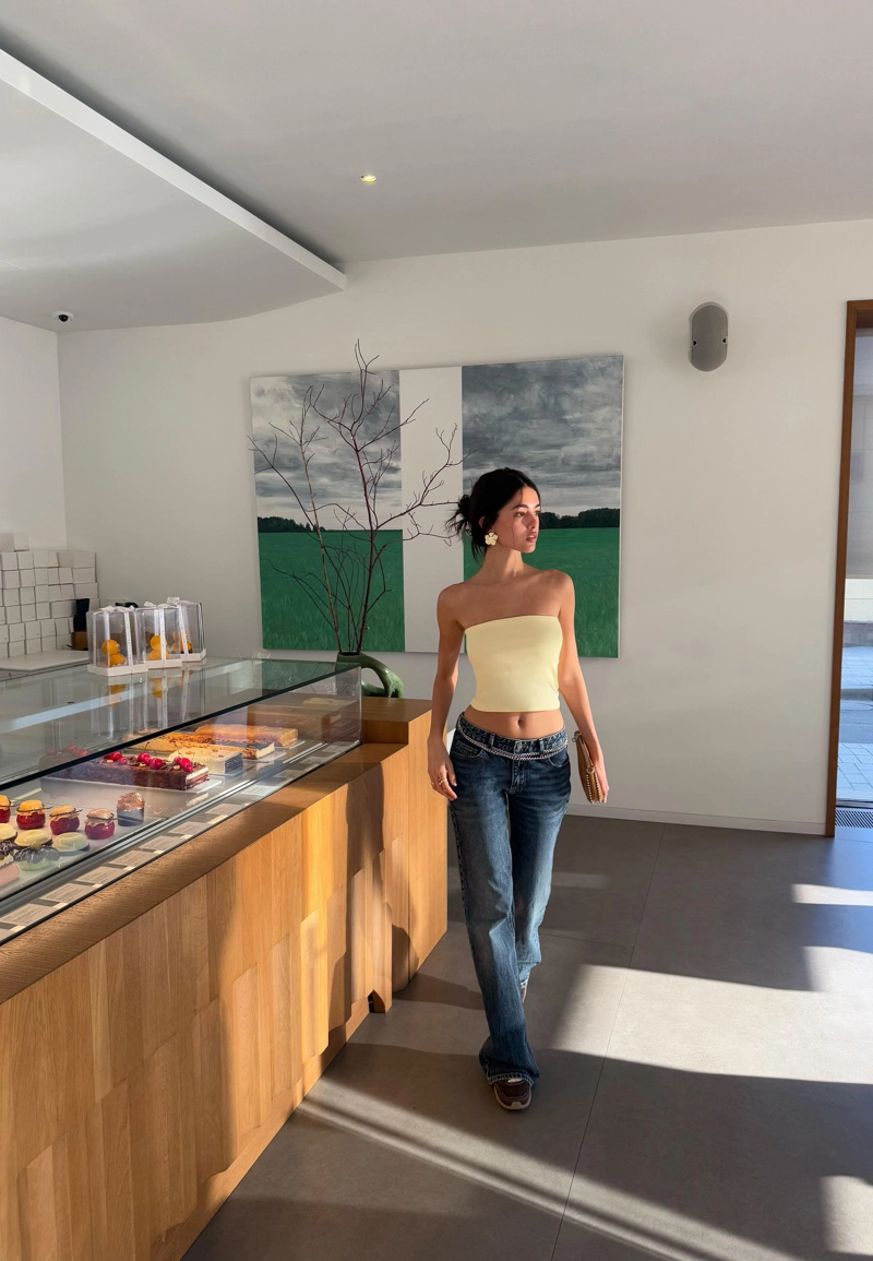 Джинсы bootcut с низкой посадкой