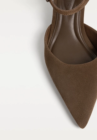 Замшевые туфли KITTEN HEEL- Заказать в России