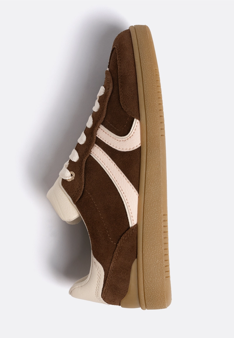 Повседневные кроссовки из кожа