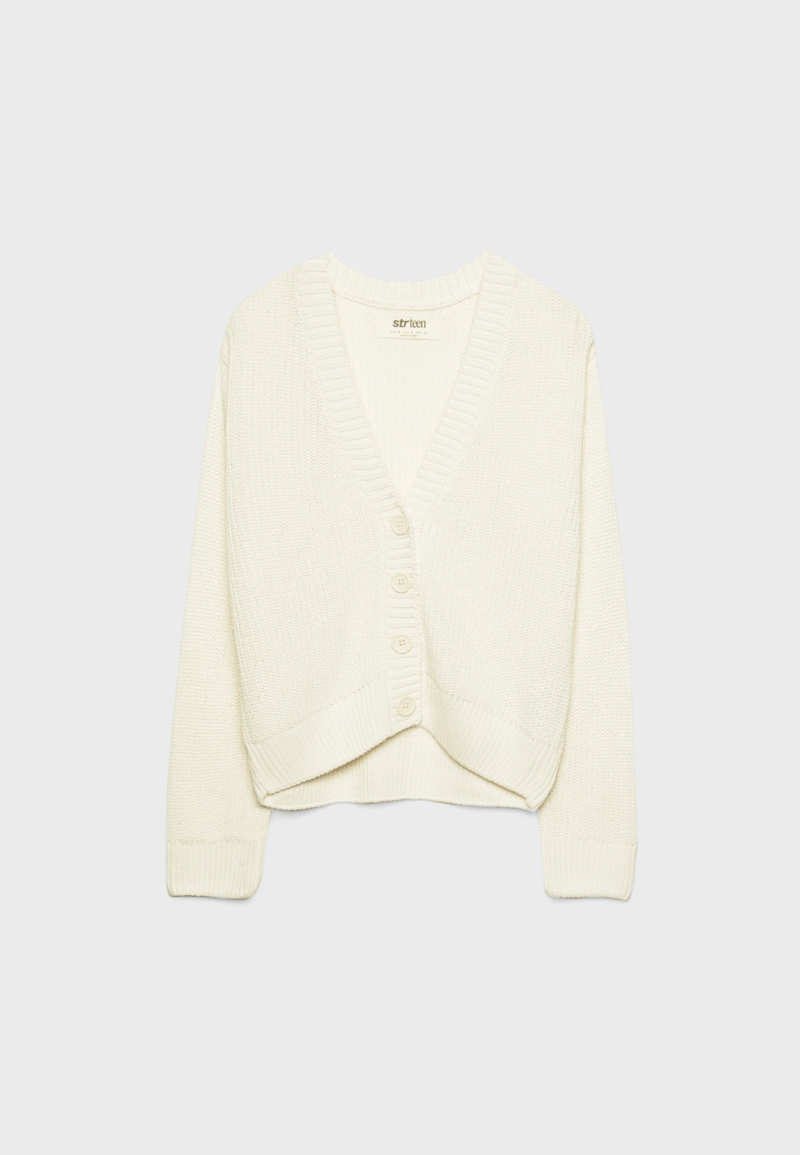 Вязаный кардиган на пуговицах