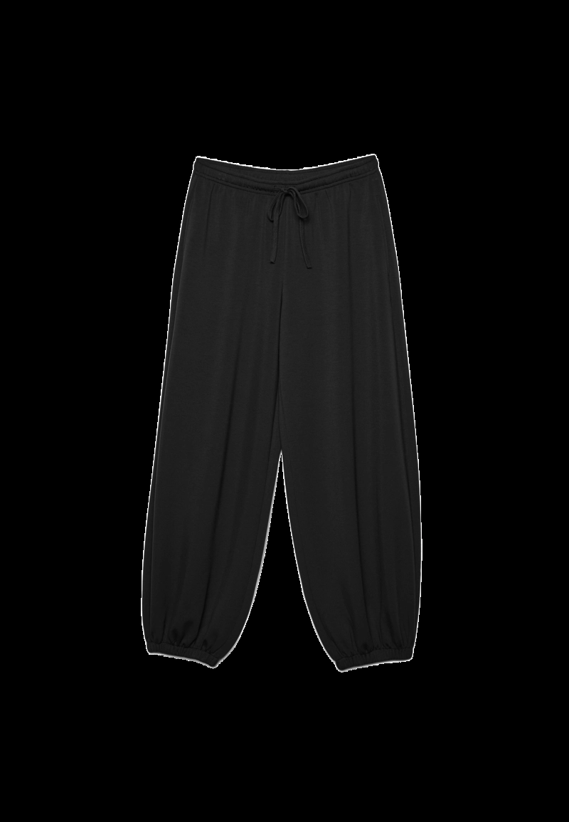 Мягкие брюки-джоггеры фасона баллон