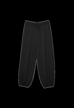 Мягкие брюки-джоггеры фасона баллон- Заказать в России