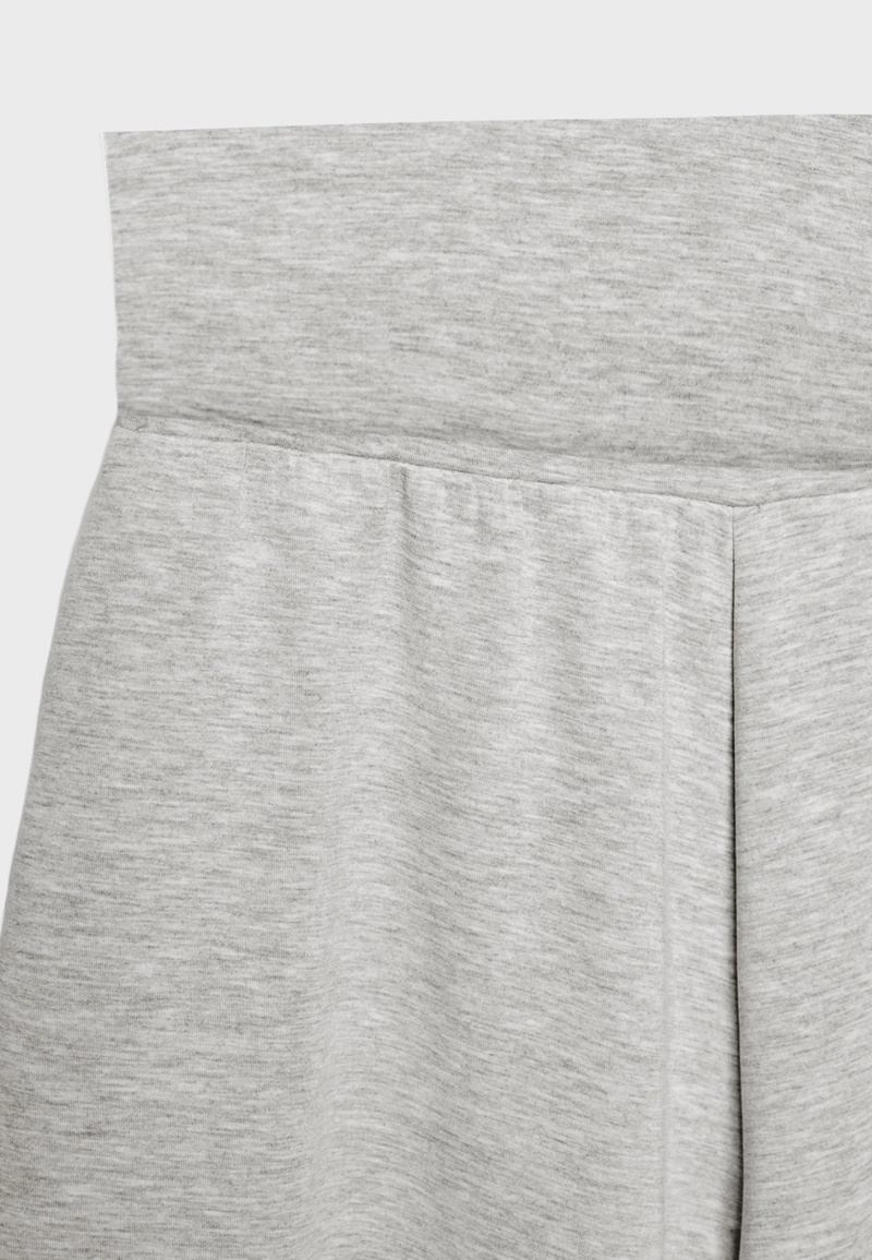 Мягкие брюки-джоггеры «рукава-фонарики» с отворотом на талии