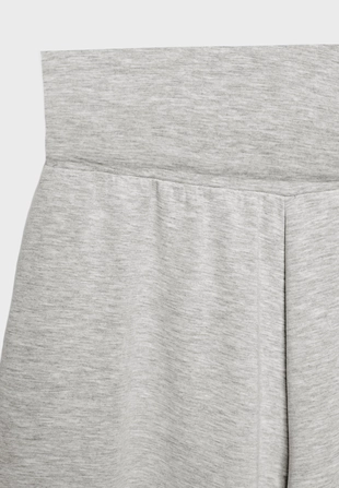 Мягкие брюки-джоггеры «рукава-фонарики» с отворотом на талии- Заказать в России