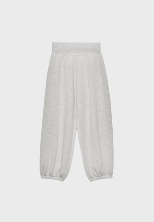 Мягкие брюки-джоггеры «рукава-фонарики» с отворотом на талии- Заказать в России