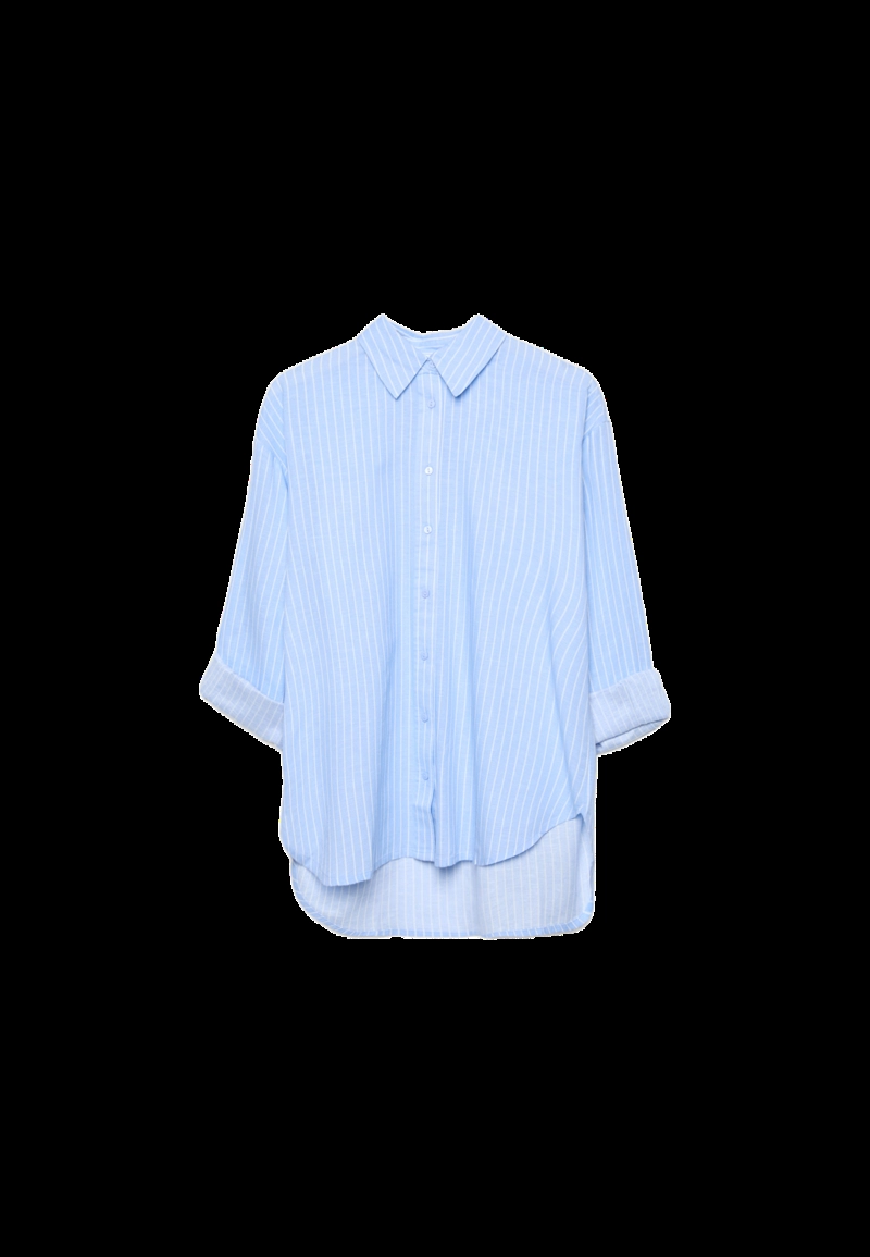 Рубашка под льняной эффект