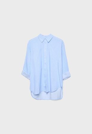 Рубашка под льняной эффект- Заказать в России