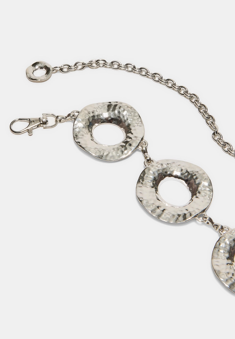 Металлический ремень с круглыми элементами