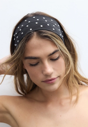 Набор из 2 резинок для волос с заклепками- Заказать в России