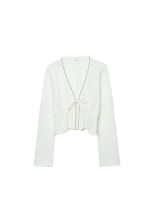 Open studded shirt- Заказать в России