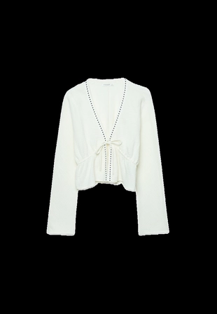 Open studded shirt- Заказать в России