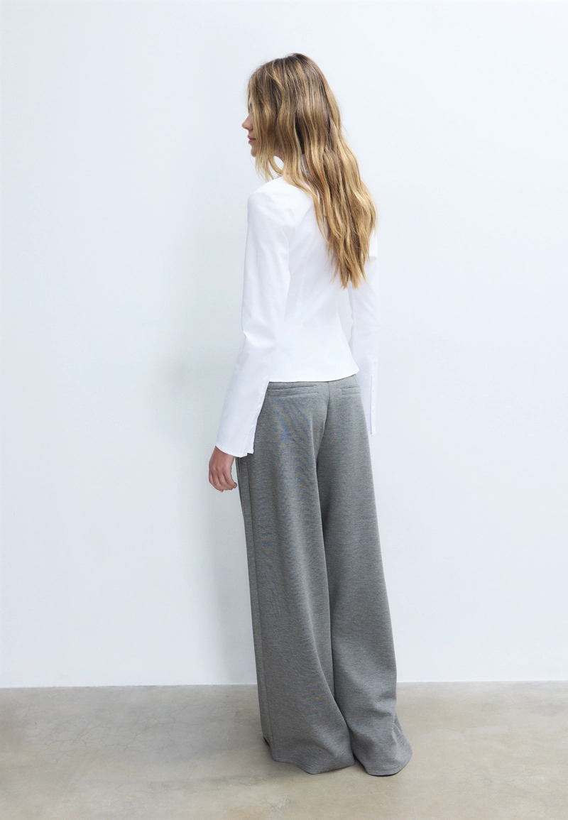 Брюки классические из мягкой ткани