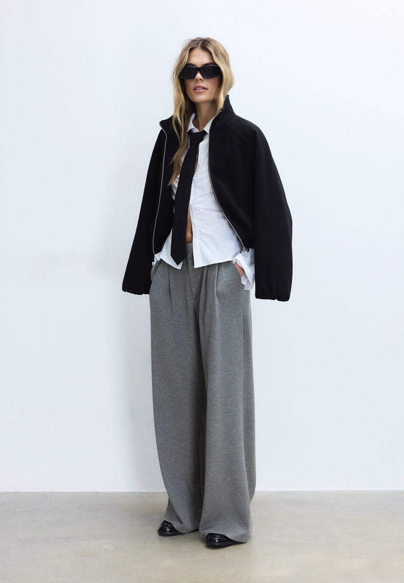 Брюки классические из мягкой ткани