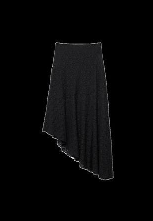 Asymmetric lace midi skirt- Заказать в России