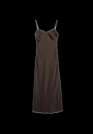 Атласное платье миди- Заказать в России