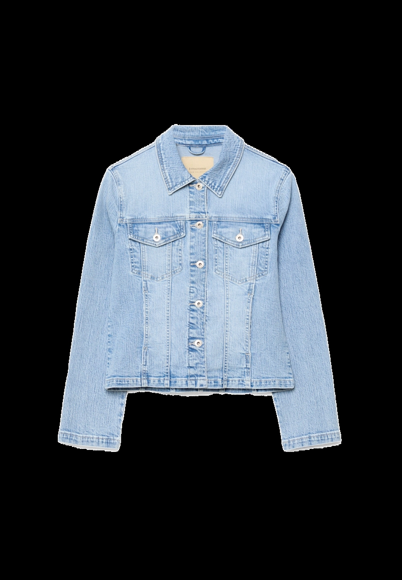 Джинсовая куртка облегающего кроя