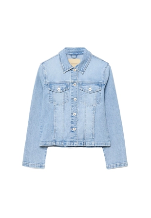 Джинсовая куртка облегающего кроя- Заказать в России