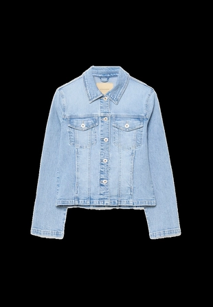 Джинсовая куртка облегающего кроя- Заказать в России