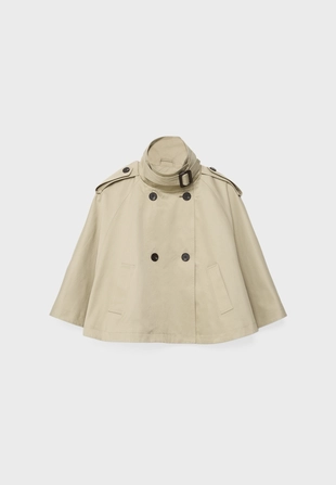 Тренч-накидка- Заказать в России