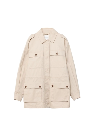 Cotton parka with pockets- Заказать в России