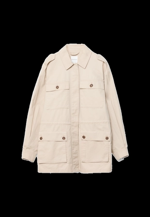 Cotton parka with pockets- Заказать в России