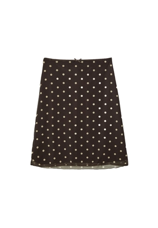 Printed tulle midi skirt- Заказать в России