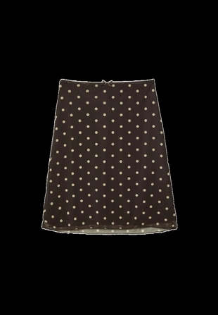 Printed tulle midi skirt- Заказать в России