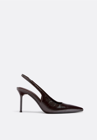 Туфли-мюли на каблуке- Заказать в России