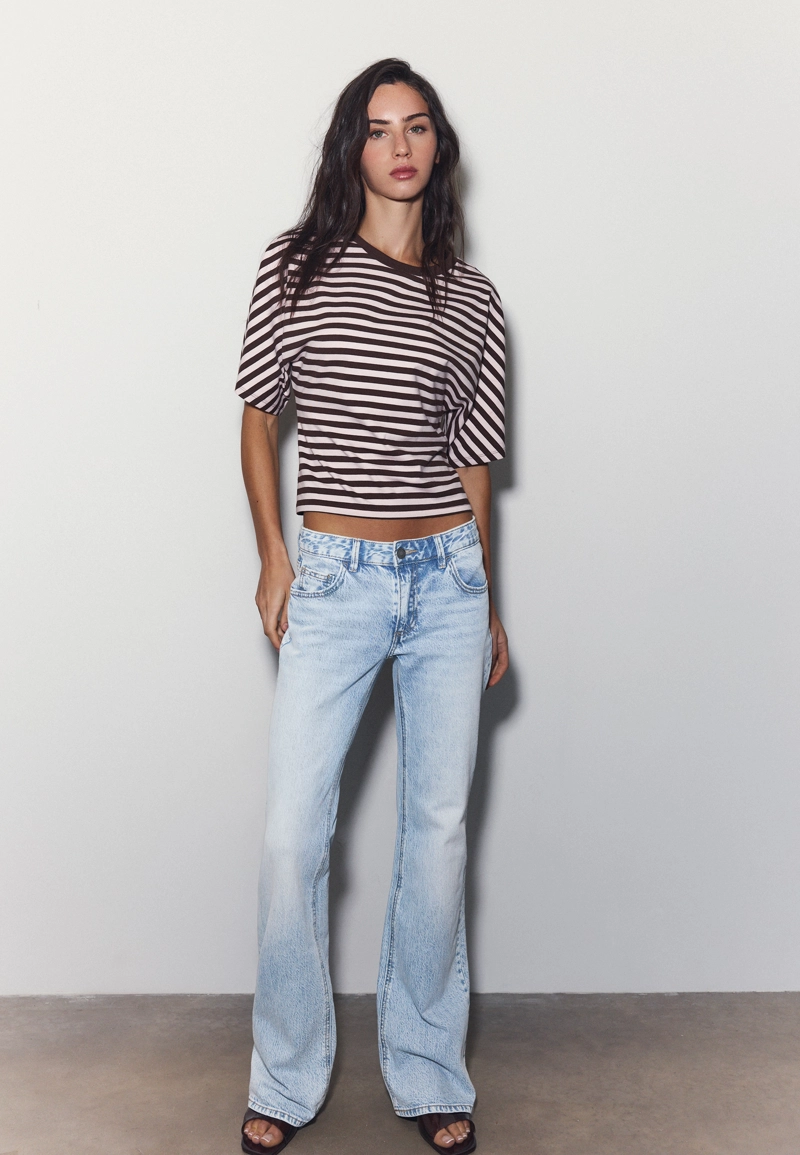 Джинсы bootcut с низкой посадкой