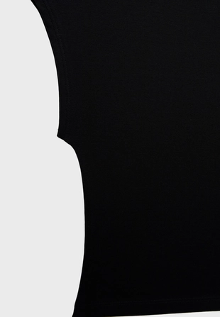 Базовая приталенная укороченная футболка- Заказать в России