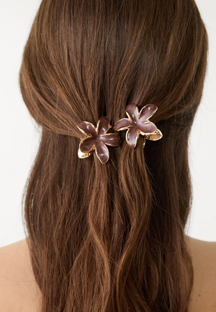 Набор из 3 заколок-цветов- Заказать в России