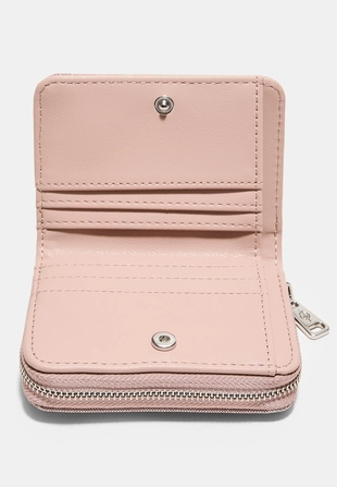 Кошелек на молнии с блеском- Заказать в России