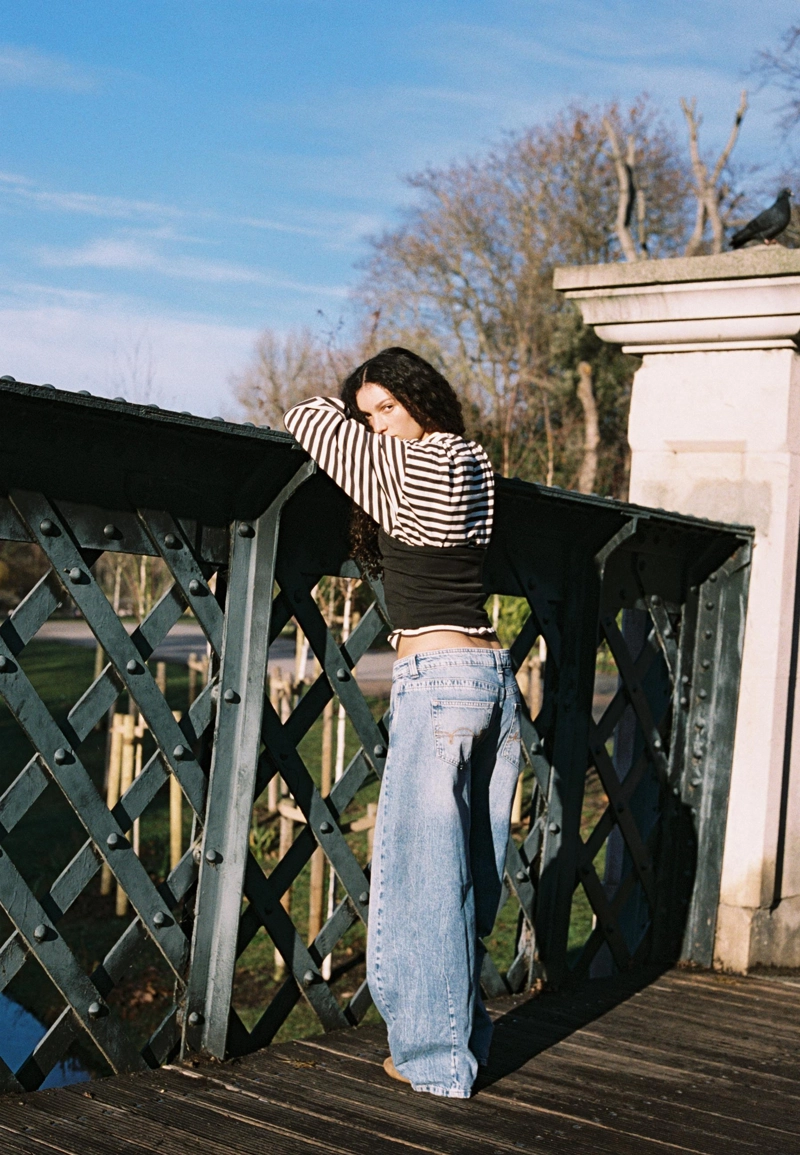 Джинсы barrel с низкой посадкой