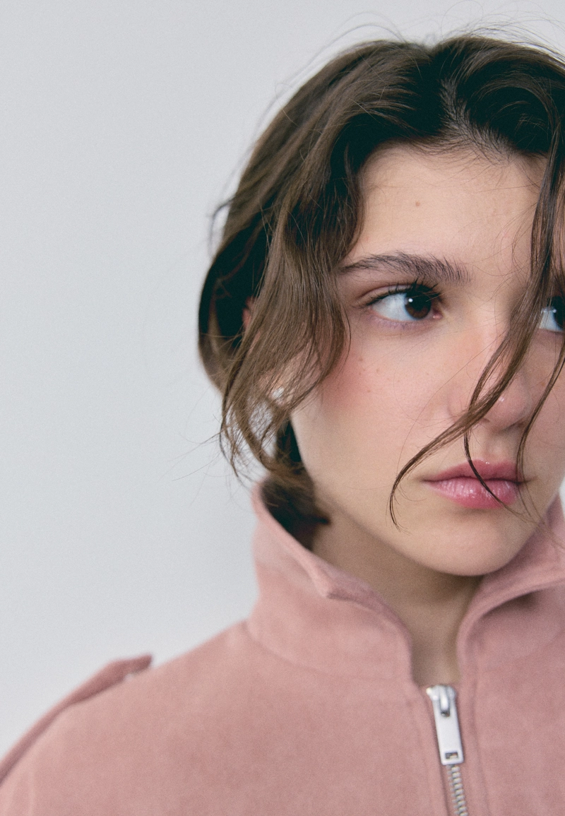 Куртка-баллон из искусственной замши