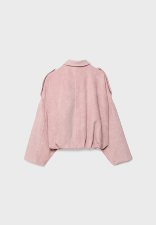 Куртка-баллон из искусственной замши- Заказать в России