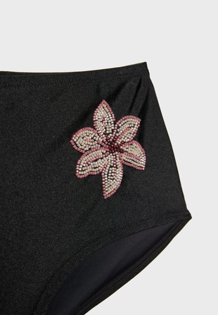 Embroidered flower hotpants- Заказать в России