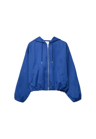 Нейлоновая куртка с капюшоном- Заказать в России