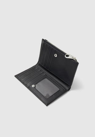 Базовый кошелек с тиснением под крокодиловую кожу- Заказать в России