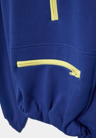 Contrast zip sweatshirt- Заказать в России