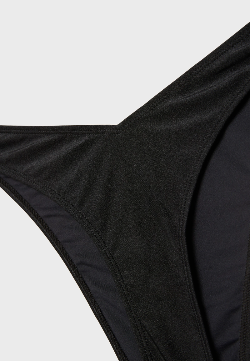 Базовые плавки бикини трусы бразильяно с V-образным вырезом