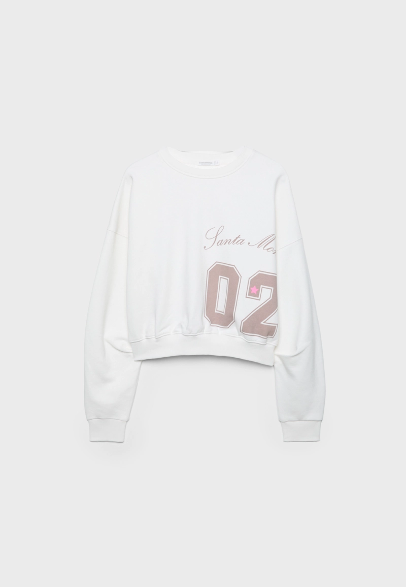 Базовая толстовка с принтом