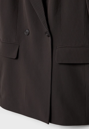 Striped fitted blazer- Заказать в России