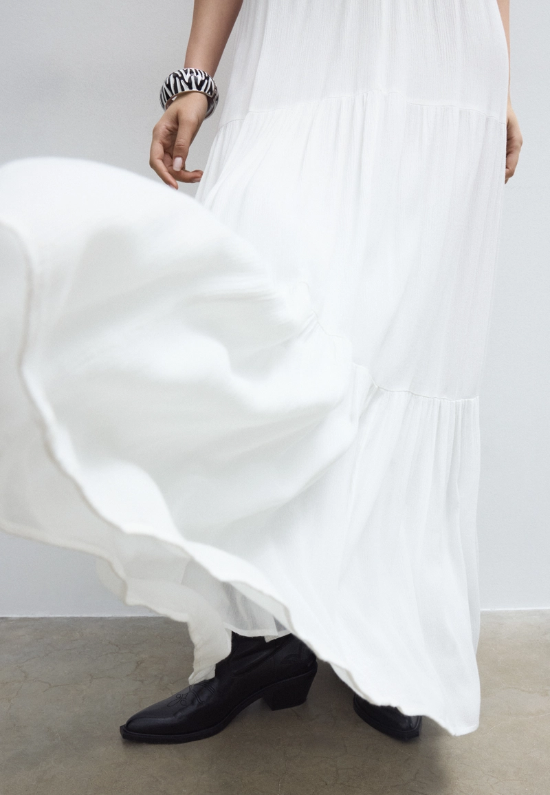 Юбка миди в стиле бохо